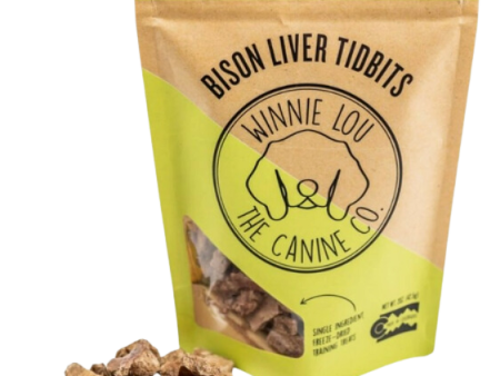 Winnie Lou Bison Liver Tidbits 2oz Bag Online now