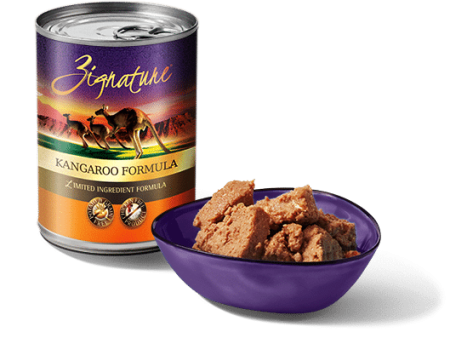 Zignature Wet Dog Food Grain-Free Kangaroo Formula 13oz Can Single on Sale