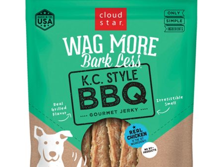 Cloud Star Wag More Bark Less Grain-Free Jerky for Dogs KC Style BBQ Chicken 10oz Bag Hot on Sale