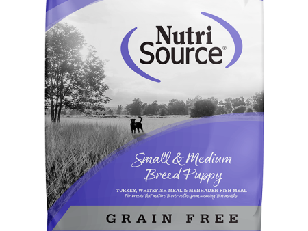 NutriSource Dry Dog Food Grain-Free Small & Medium Breed Puppy Recipe For Cheap