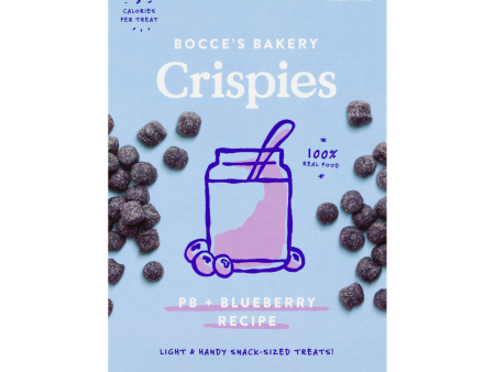 Bocce’s Crispies PB + Blueberry Recipe 10oz box Online now