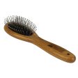 Bamboo Groom Oval Pin Brush w  Pins - Small Medium Online Hot Sale