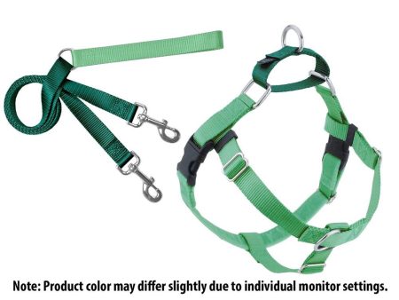 2 Hounds Design Freedom No-Pull Harness Deluxe Training Package - 1  - Neon Green Kelly Green Online Hot Sale