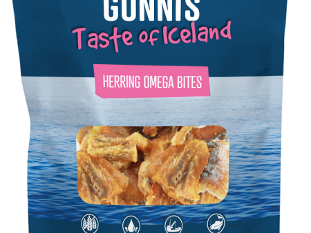 Gunni s Cat Treats Herring Omega Bites 1.5oz bag For Discount