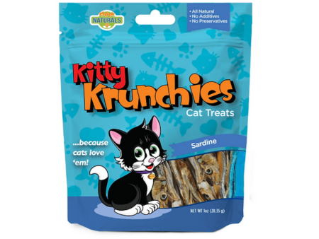 Chip s Naturals Kitty Krunchies Sardine Treats 1oz Bag Discount