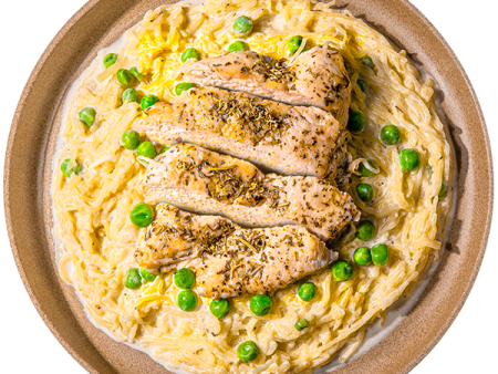 20 - Keto Chicken Alfredo with Creamy Spaghetti Squash Online Hot Sale