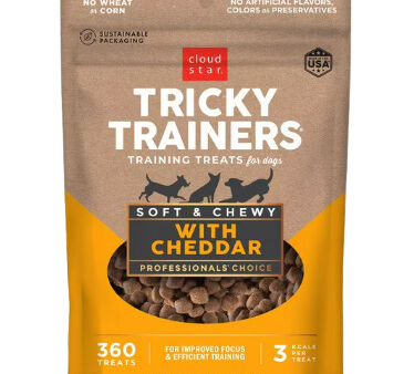 Cloud Star Dog Treats Tricky Trainers Soft & Chewy Cheddar 14oz Bag Online Hot Sale