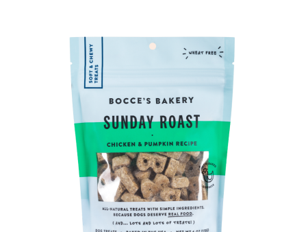 Bocce’s Everyday Soft & Chewy Treats - Sunday Roast 6oz bag Online now