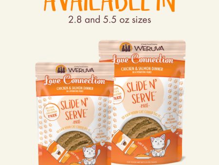 Weruva Wet Cat Food Patés Slide & Serve Love Connection Chicken & Salmon Dinner Discount