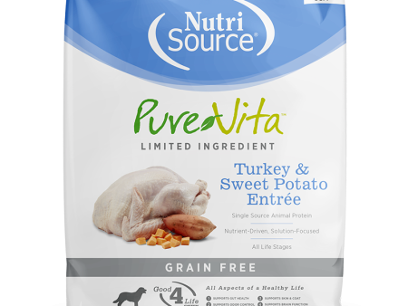 PureVita Dry Dog Food Grain-Free Turkey & Sweet Potato Entrée Hot on Sale