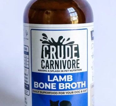 Crude Carnivore Bone Broth - Lamb 16oz For Discount