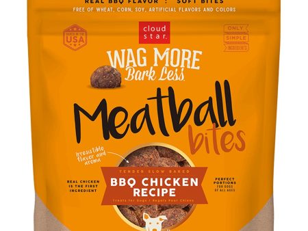 Cloud Star Wag More Bark Less Grain-Free Meatball Bites for Dogs BBQ Chicken 14oz Bag Discount