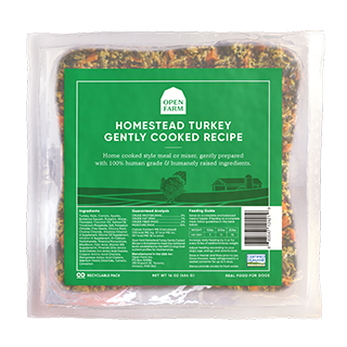 Open Farm Frozen Gently Cooked Dog Food Homestead Turkey on Sale