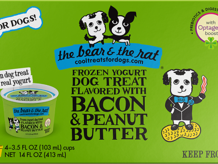 The Bear & The Rat 3.5oz Bacon PB Frozen Yogurt Cup 4 PACK For Sale