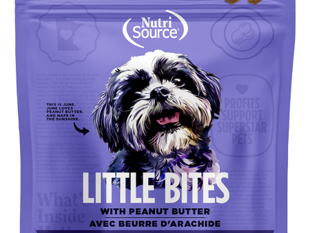 Nutrisource Little Bites Grain Free Peanut Butter Dog Treats 6oz Bag Hot on Sale