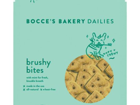 Bocce’s Dailies Soft & Chewy Dog Treats - Brushy Bites 6oz Bag Discount