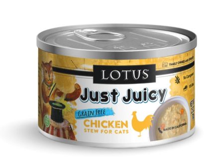 Lotus Wet Cat Food Grain-Free Just Juicy Chicken Stew Supply