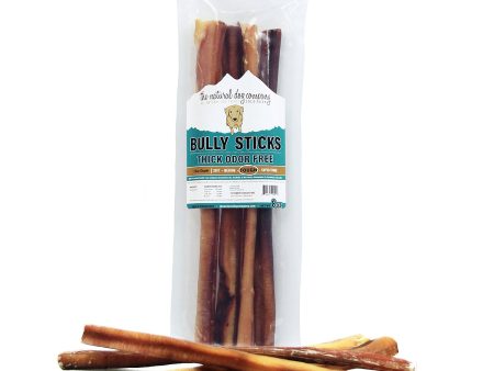 Tuesday s Natural Dog Company Bully Sticks Thick Odor Free 12  - 8oz Bag Fashion