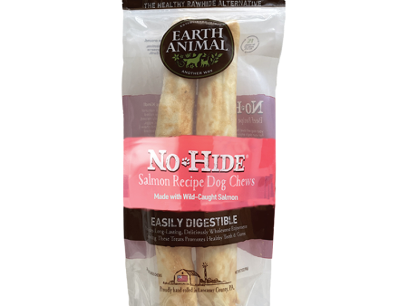 Earth Animal No-Hide Chews Packages - Salmon 11  2pk Sale