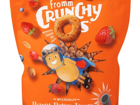 Fromm Dog Biscuits Crunchy O s Peanut Butter Jammers 26oz Bag Cheap