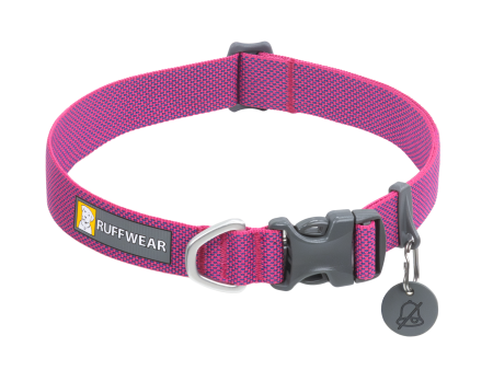 RuffWear Hi & Light™ Dog Collar - Alpenglow Pink For Sale