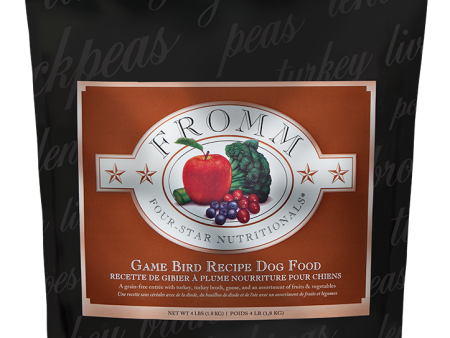 Fromm Dry Dog Food Grain-Free Four-Star Game Bird Recipe Hot on Sale