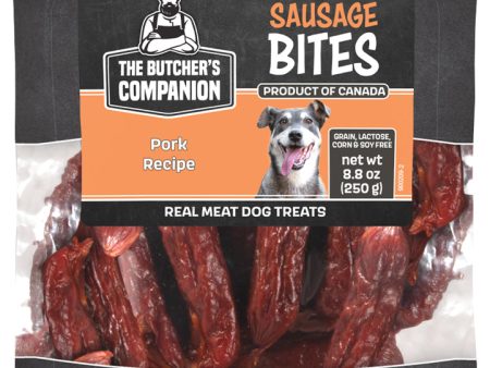 The Butcher s Companion Pork Sausage Bites for Dogs 8.8oz Pouch Cheap