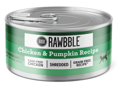 Bixbi RAWBBLE® Wet Cat Food Shredded Chicken & Pumpkin Recipe Online Hot Sale