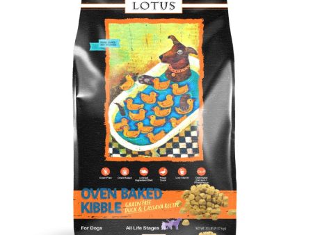 Lotus Dry Dog Food Oven-Baked Grain-Free Duck & Cassava Recipe - Regular Bites Online Hot Sale