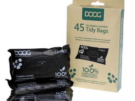 DOOG Compostable Pickup Bags 45ct (3pks of 15) Hot on Sale