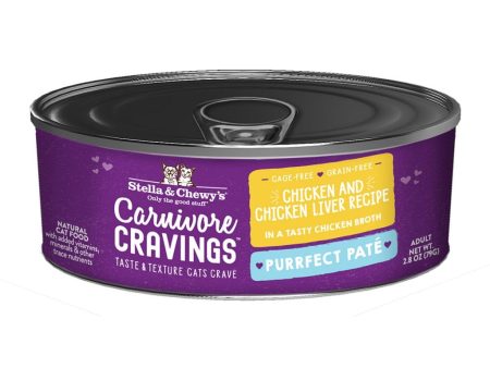 Stella & Chewy s Wet Cat Food Carnivore Cravings Purrfect Paté Chicken & Chicken Liver Recipe For Discount