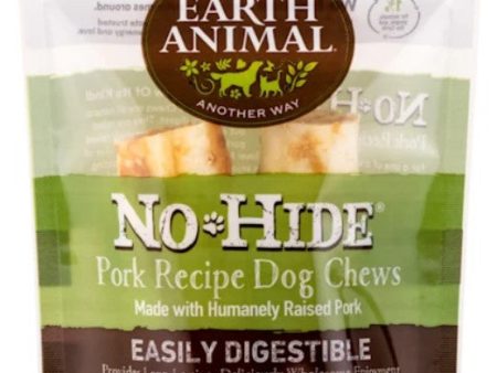 Earth Animal No-Hide Chews Packages - Pork 4  2pk Cheap