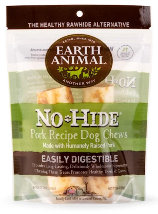 Earth Animal No-Hide Chews Packages - Pork 4  2pk Cheap