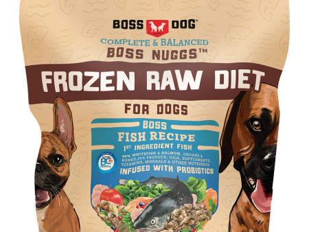 Boss Dog Frozen Complete Raw Fish Nuggs 3lb Bag *Special Order Only* For Discount