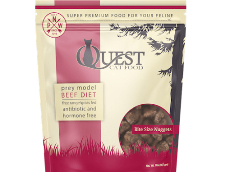 Steve s Quest Frozen Raw Cat Food - Beef Diet 2lb Bag Online now