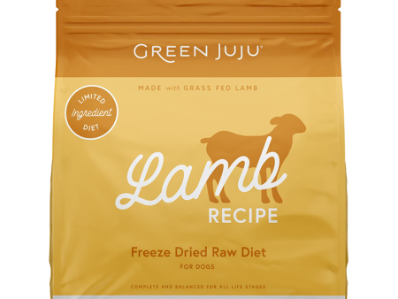 Green Juju Freeze-Dried Dog Food - Lamb Recipe 14oz bag For Cheap