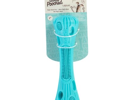 Messy Mutts Totally Pooched Dog Stuff N Brush Stick Teal Online now