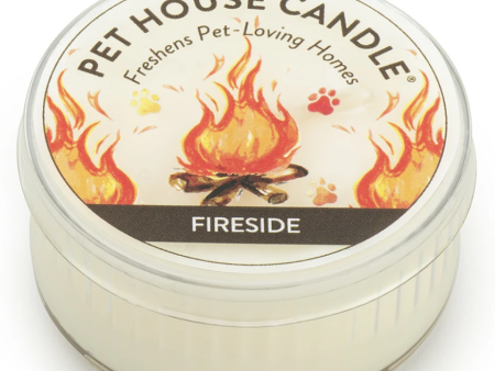 One Fur All Mini Candle Fireside For Discount