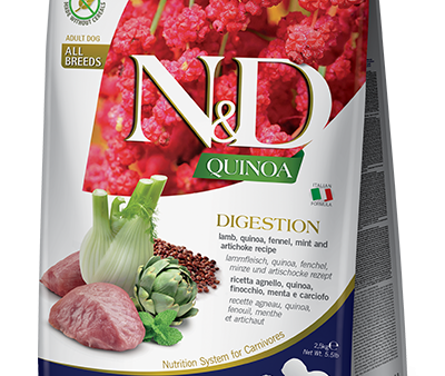 Farmina Quinoa Dry Dog Food N&D Digestion Lamb For Sale