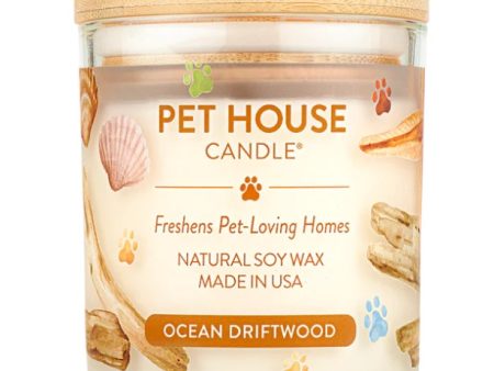 One Fur All Pet House 9oz Candle - Ocean Driftwood Online