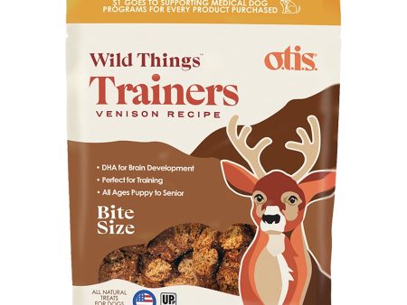 O.T.I.S. Wild Things Trainers Dog Treats - Venison Recipe - 4oz bag Online Hot Sale