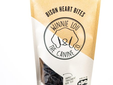 Winnie Lou Bison Heart Bites 2.5oz Bag For Cheap