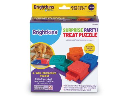 Brightkins Dog Surprise Party Treat Puzzle For Discount