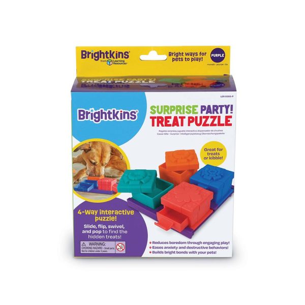 Brightkins Dog Surprise Party Treat Puzzle For Discount