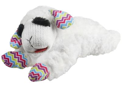 MultiPet Spring Lamb Chop Plush Toy 10.5  Hot on Sale