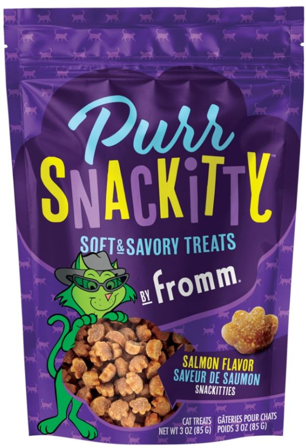 Fromm Cat Treats Purrsnackitty Salmon 3oz Bag For Cheap