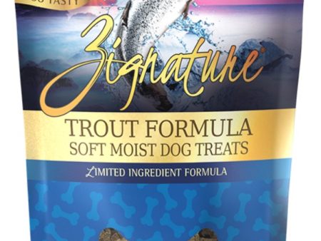 Zignature Dog Treats Grain-Free Soft Moist Trout Formula 3oz Bag Online Sale