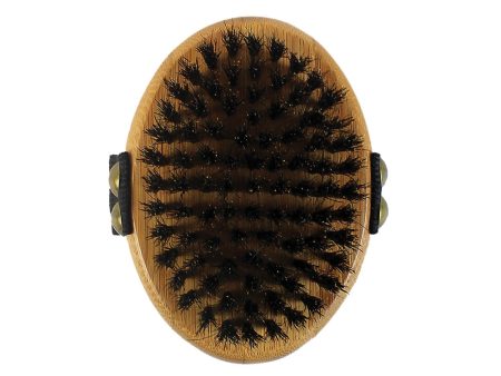 Bamboo Groom Palm Brush w  Boar Bristles Discount