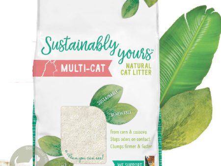 Sustainably Yours Cat Litter Natural Multi-Cat For Cheap