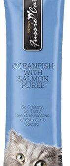 Fussie Cat Purée - Oceanfish with Salmon 4pk 2oz Bag Discount